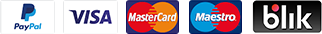 PayPal | Visa | MasterCard | Maestro | Blik